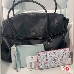Kate Spade Bundle!! Wristlet and large bag